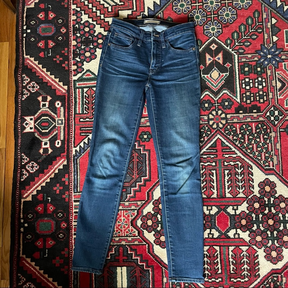 Madewell Women’s Roadtripper Denim Skinny Jeans Dark Wash XS 25